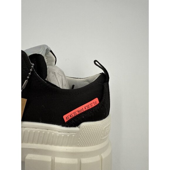 Palladium Womens Revolt Low TX Sneaker Black White Canvas Sneakers Size 8 - Picture 11 of 13